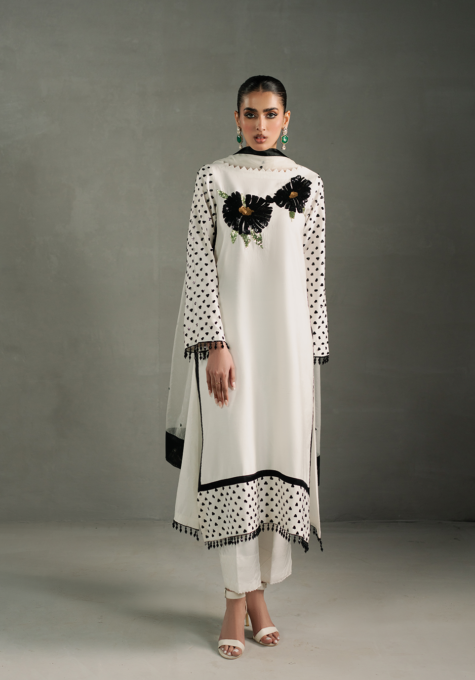 Zarqash | Silk Edit | ZQS 012 ESTELLA by Zarqash - Designer Dress - Type: Ladies Clothes - Available at Libayah - 100% Original