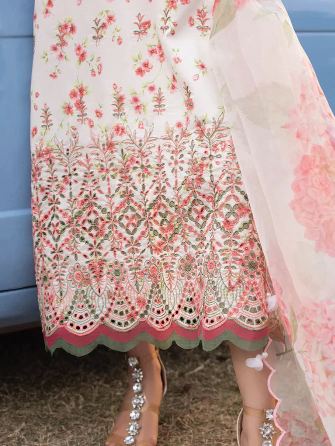 Faiza Faisal | Maya Luxury Lawn | Sandra by Faiza Faisal - Designer Dress - Type: Ladies Clothes - Available at Libayah - 100% Original
