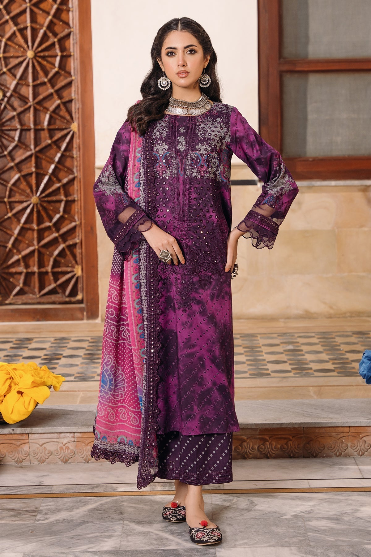 Charizma | Lawn Collection 24 | CH4-08 by Charizma - Designer Dress - Type: Casuals - Available at Libayah - 100% Original