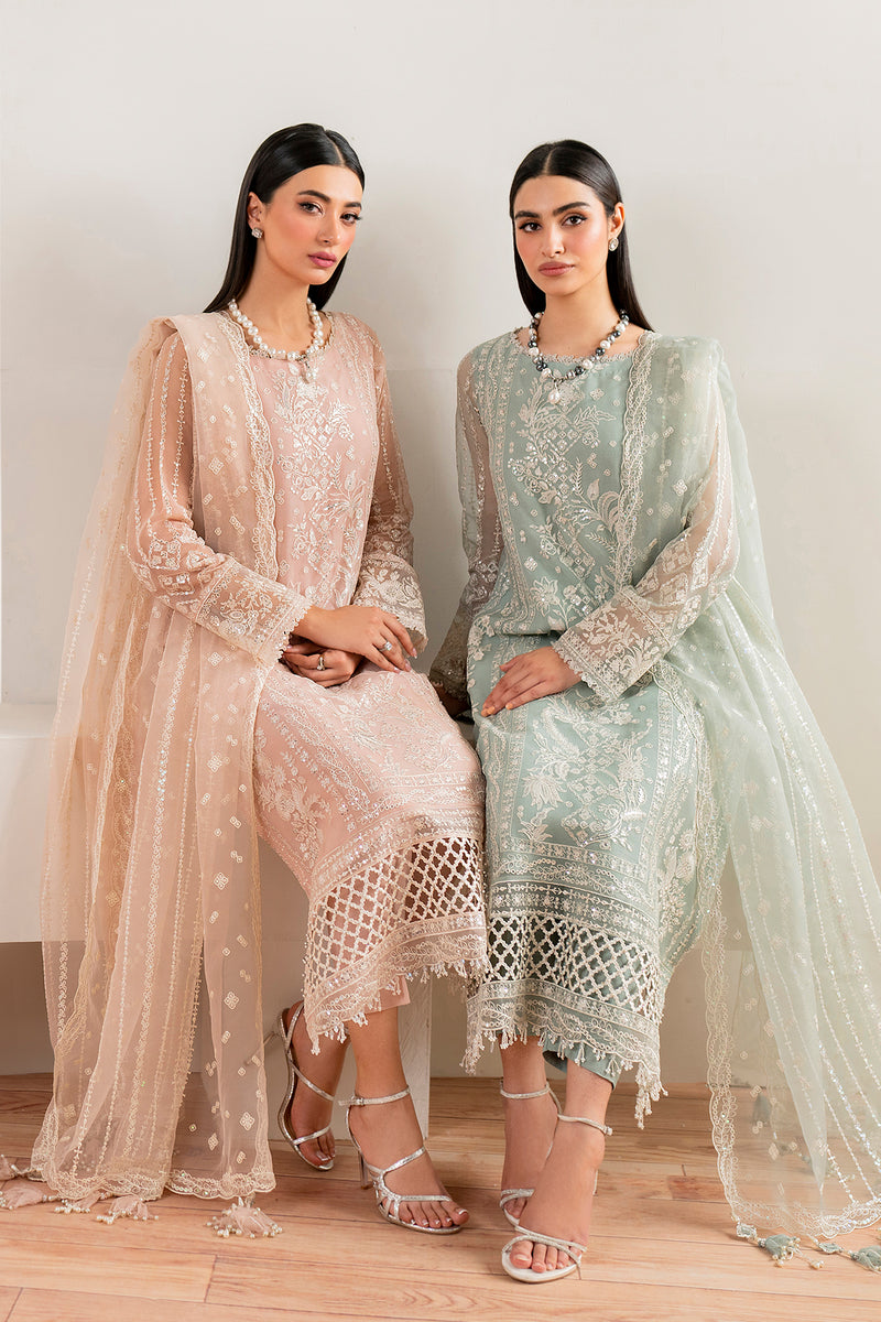 Braoque | Luxury Pret 24 | CHIFFON UF-680 by Baroque - Designer Dress - Type: Luxury - Available at Libayah - 100% Original