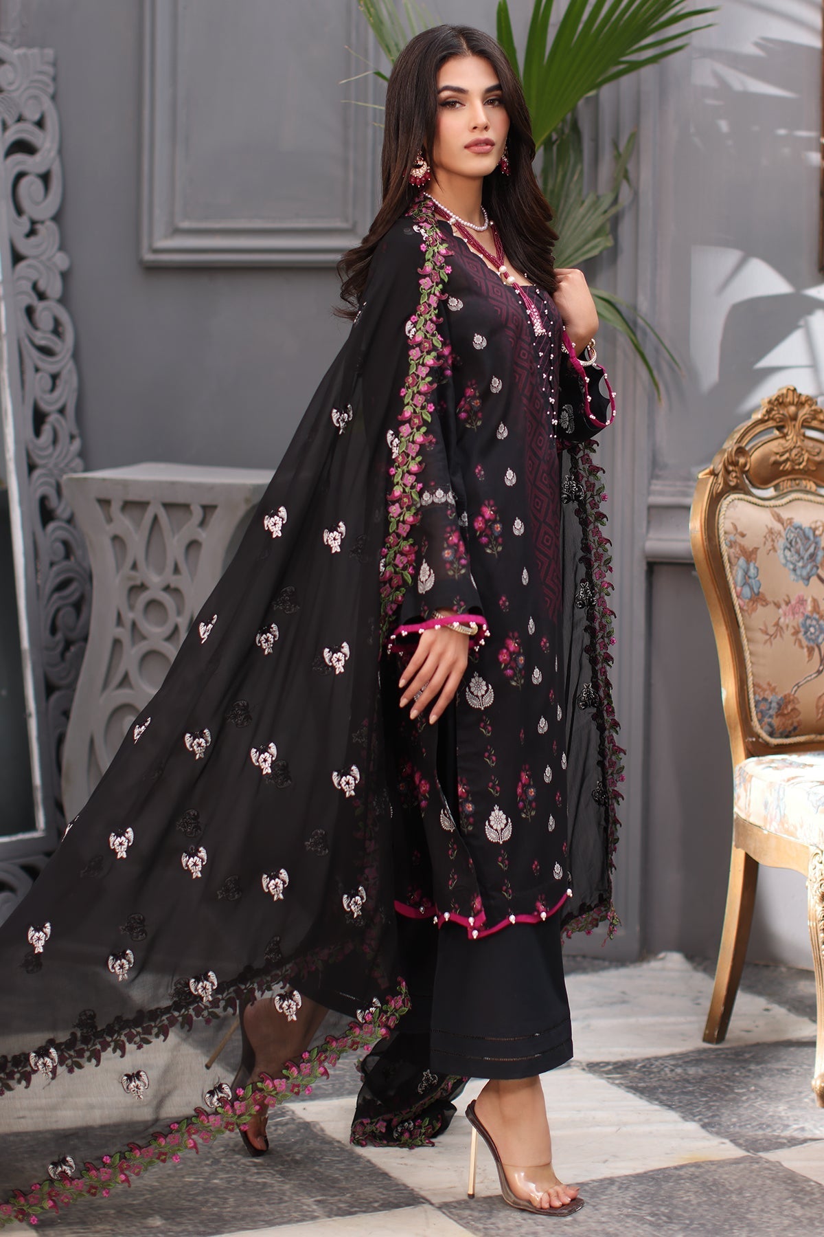 Charizma | Lawn Collection 24 | AS4-15 by Charizma - Designer Dress - Type: Casuals - Available at Libayah - 100% Original