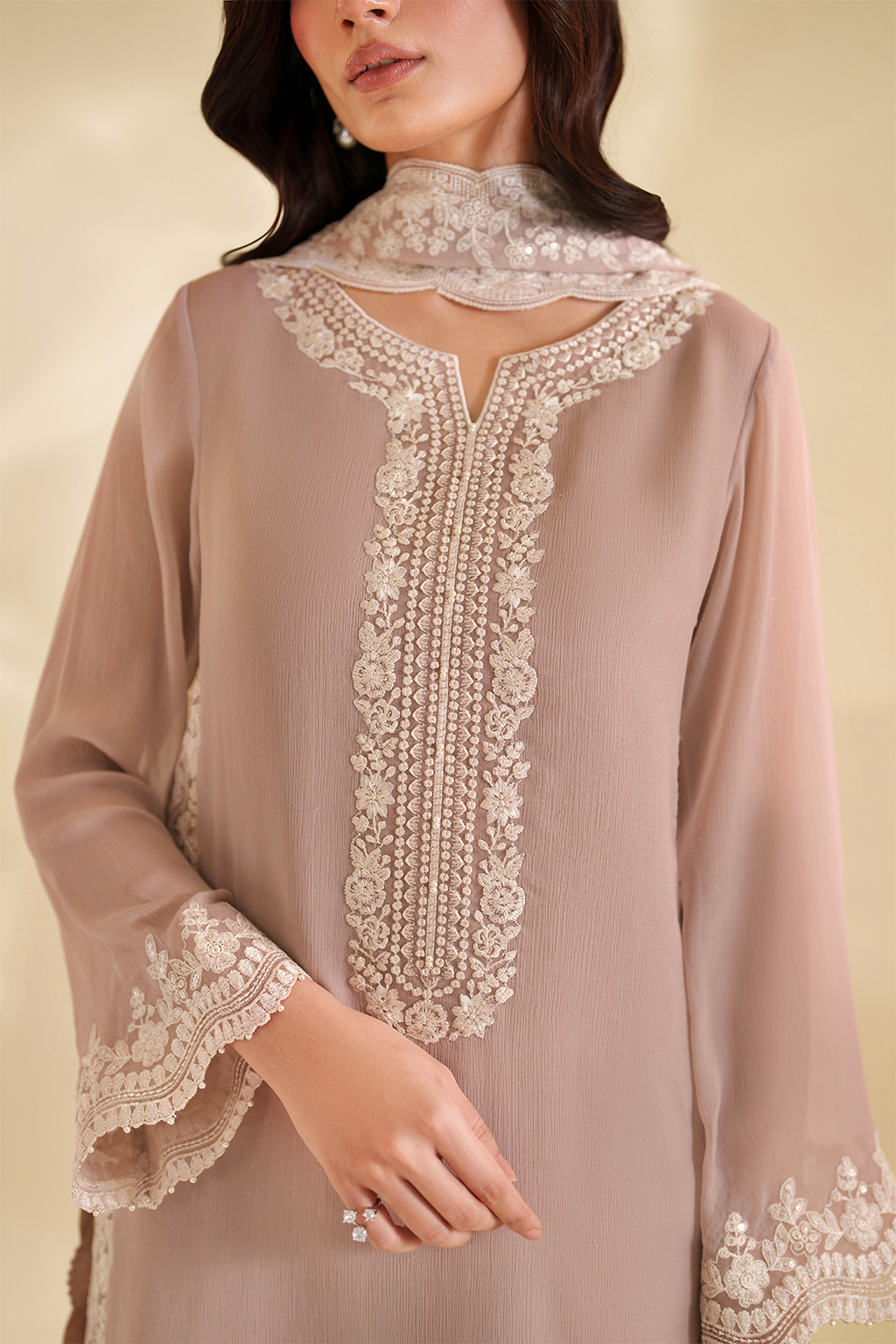 Iznik | Festive Formal |  CC-79 Embroidered Chiffon by Iznik - Designer Dress  - Type : Ladies Clothes - Available at Libayah - 100% Original 