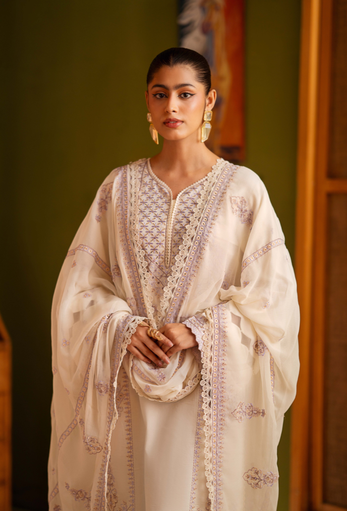 Humdum | Lala Rukh Lawn | Lalarukh - D09 by Humdum - Designer Dress - Type: Ladies Clothes - Available at Libayah - 100% Original
