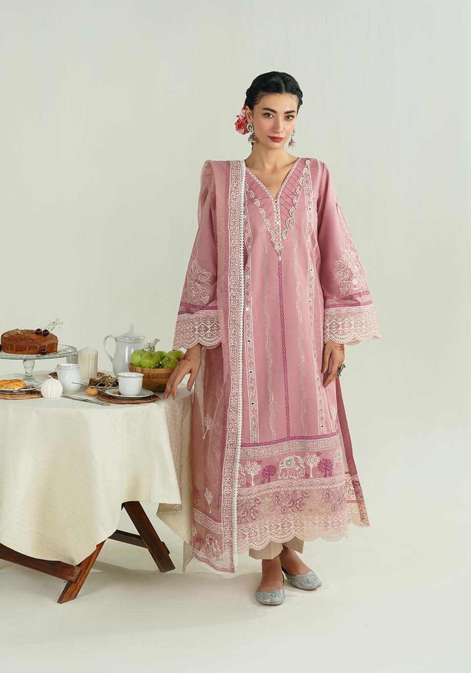 Zarqash | Nazakat Ready to Wear | Noor e Ghulab by Zarqash - Designer Dress  - Type : Ladies Clothes - Available at Libayah - 100% Original 