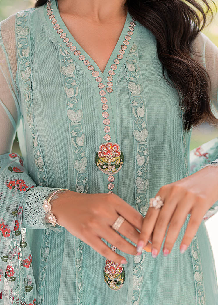 Saira Shakira | Luxury Pret | Tiffany Blue by Saira Shakira - Designer Dress  - Type : Ladies Clothes - Available at Libayah - 100% Original 