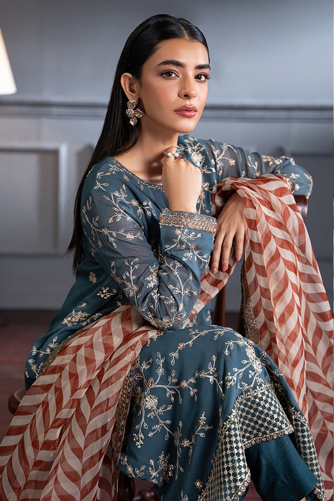 Cross Stitch | Luxury Pret | RELIC MESH by Cross Stitch - Designer Dress - Type: Luxury - Available at Libayah - 100% Original