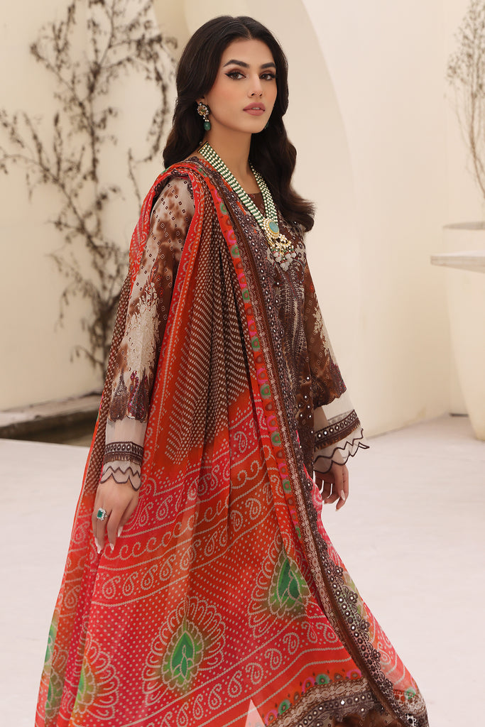 Charizma | Naranji Embroidered Lawn 24 | CN4-008 by Charizma - Designer Dress - Type: Ladies Clothes - Available at Libayah - 100% Original