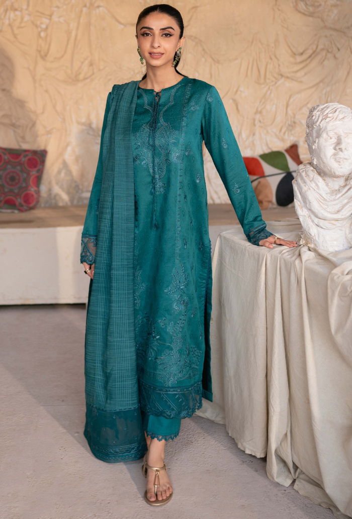 Humdum | Mirha Lawn 25 | Mirha - D05 by Humdum - Designer Dress - Type: Ladies Clothes - Available at Libayah - 100% Original