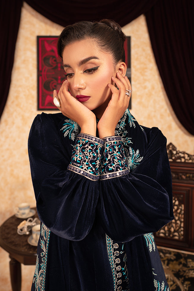 Fozia Khalid | Velvet Deck | Spade by Fozia Khalid - Designer Dress - Type: Formal - Available at Libayah - 100% Original