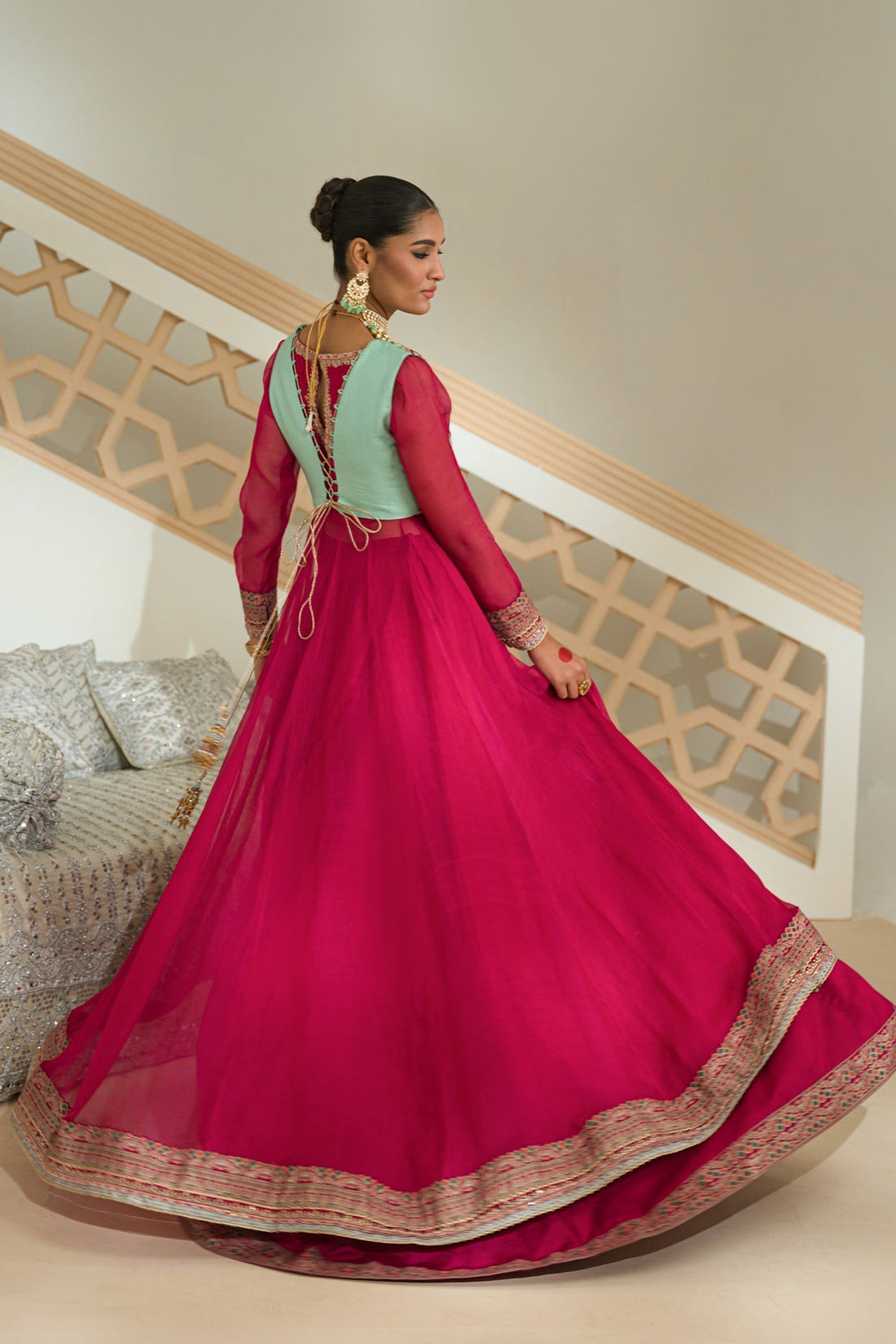 Mina Kashif | Wedding Formals | Jashn-e-gul by Mina Kashif - Designer Dress - Type: Bridal - Available at Libayah - 100% Original