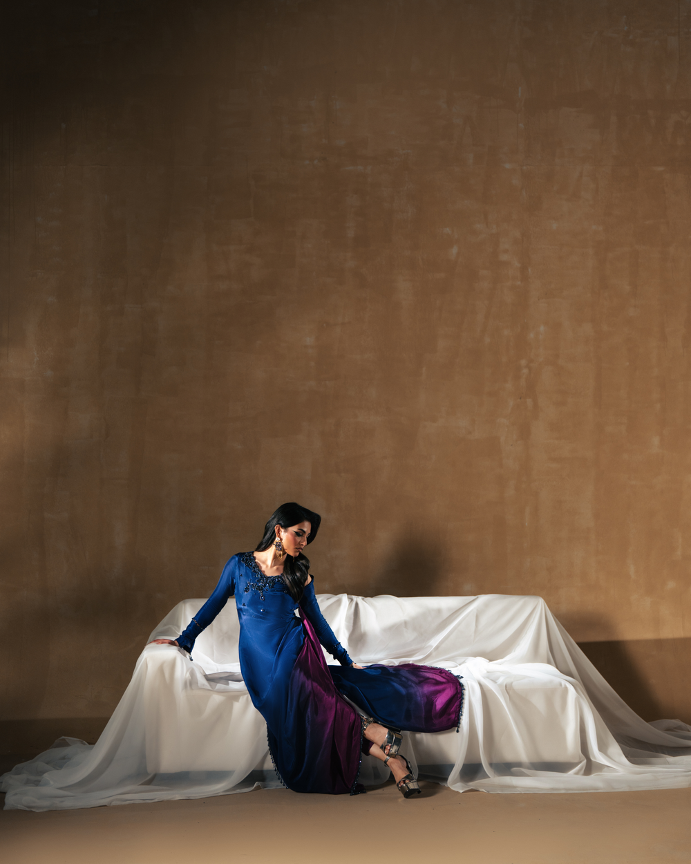 Vasal | Zyra Luxe Pret 26 | Sapphire drift by Vasal - Designer Dress  - Type : Ladies Clothes - Available at Libayah - 100% Original 