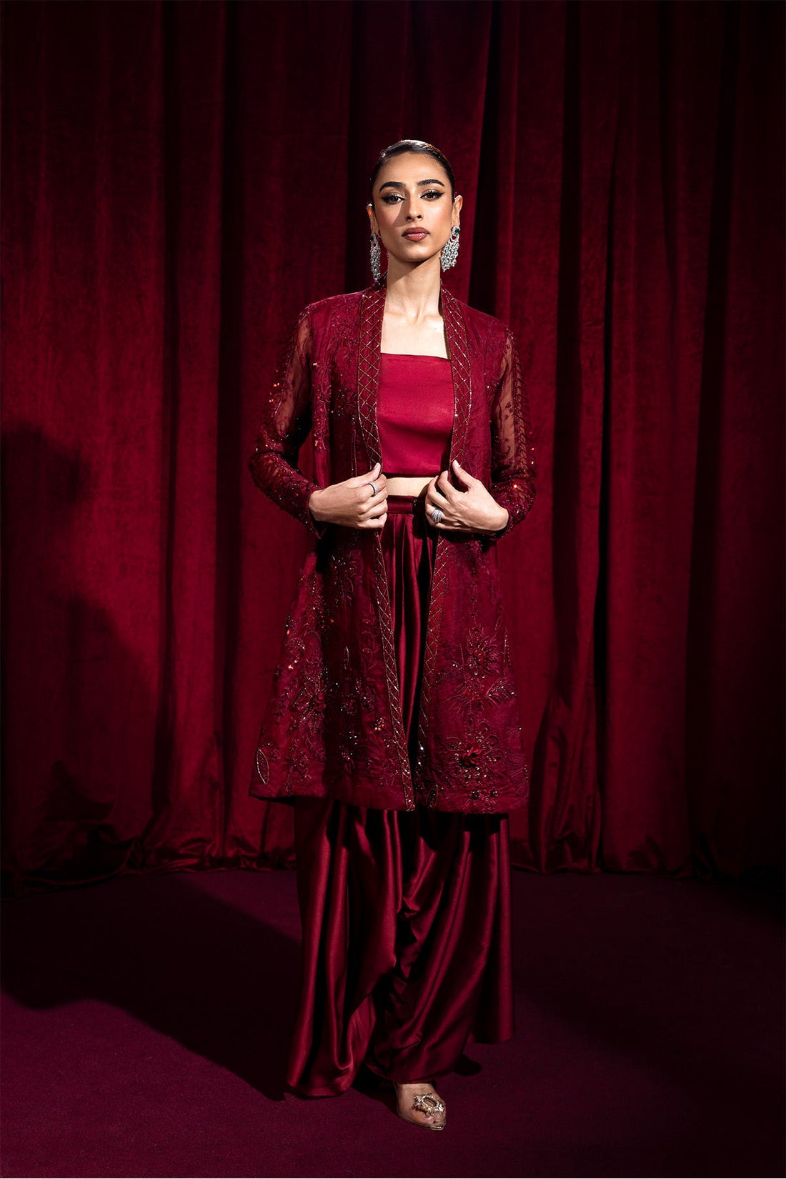 Mina Kashif | Luxury Pret | Rosalia by Mina Kashif - Designer Dress - Type: Formal - Available at Libayah - 100% Original