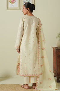 Cross Stitch | Mahiri Embroidered Lawn 24 | IVORY BLOSSOM by Cross Stitch - Designer Dress - Type: Ladies Clothes - Available at Libayah - 100% Original