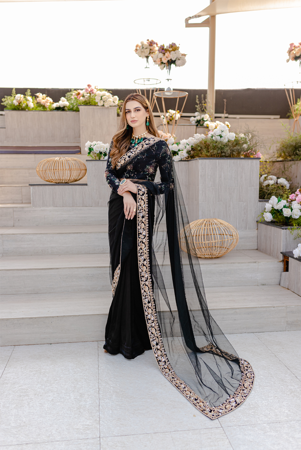 Ayesha and Usman | Celestial Night | Chloe by Ayesha and Usman - Designer Dress - Type: Ladies Clothes - Available at Libayah - 100% Original