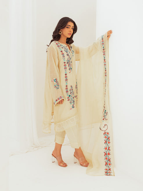 Farah Zubair | Luxury Pret | Zaytoon by Farah Zubair - Designer Dress - Type: Ladies Clothes - Available at Libayah - 100% Original