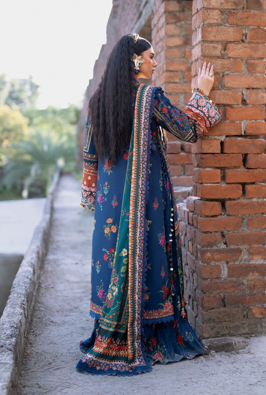 AJR Couture | Sard Sham | Kaneez by AJR Couture - Designer Dress - Type : Ladies Clothes - Available at Libayah - 100% Original 