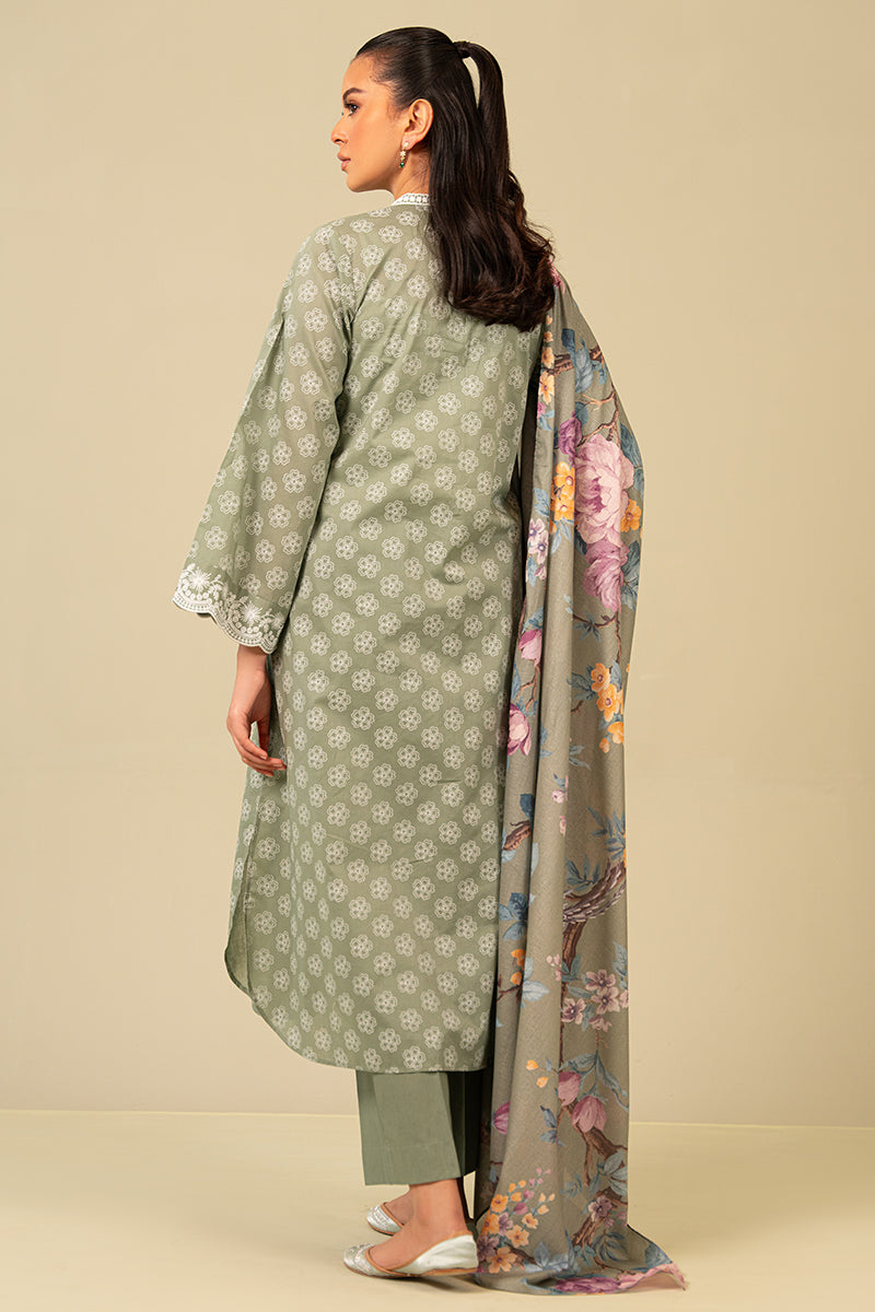 Cross Stitch | Daily Wear | BLOOMING SAGE by Cross Stitch - Designer Dress - Type: Casuals - Available at Libayah - 100% Original