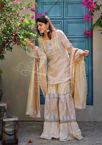 Afrozeh | Basic Pret 26 RTW | NACRE by Afrozeh - Designer Dress  - Type : Ladies Clothes - Available at Libayah - 100% Original 