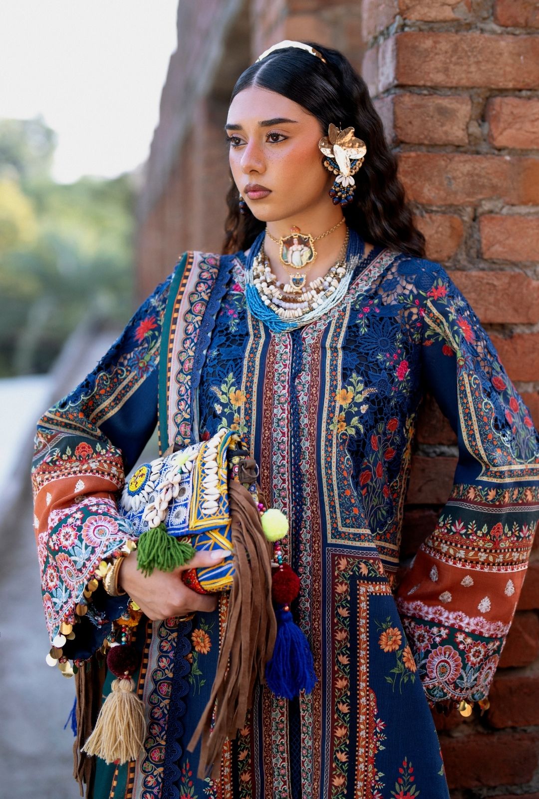 AJR Couture | Sard Sham | Kaneez by AJR Couture - Designer Dress - Type : Ladies Clothes - Available at Libayah - 100% Original 