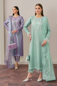 Baroque | Formal Collection | NET UF-517 by Baroque - Designer Dress - Type: Ladies Clothes - Available at Libayah - 100% Original