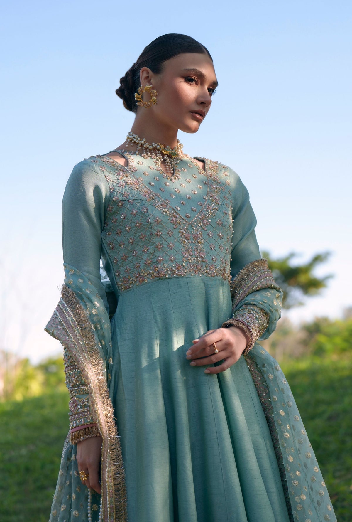 Inayat | Meharma Luxury Pret 26 | HOOR by Inayat - Designer Dress  - Type : Ladies Clothes - Available at Libayah - 100% Original 