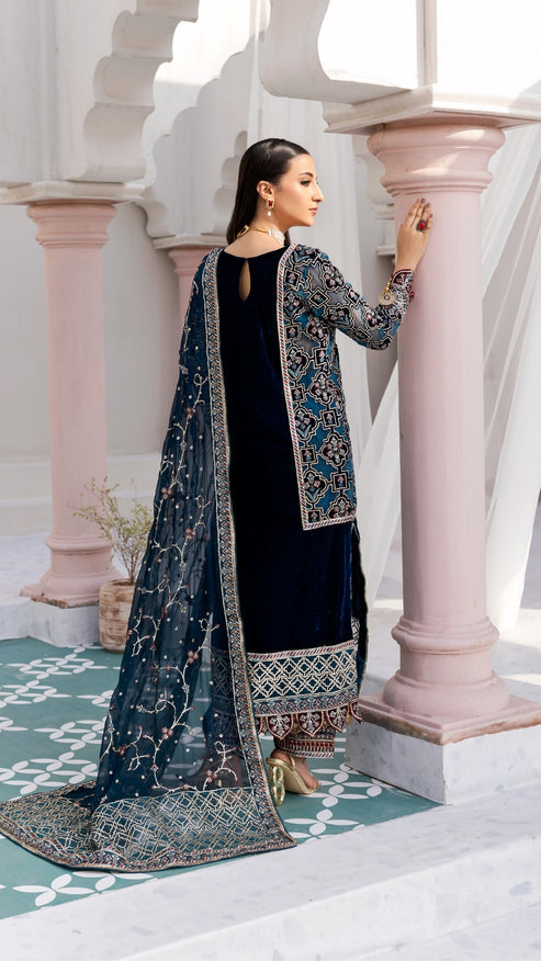 Zebtan | Andaz e Makhmal | ZAM-08 by Zebtan - Designer Dress - Type: Ladies Clothes - Available at Libayah - 100% Original