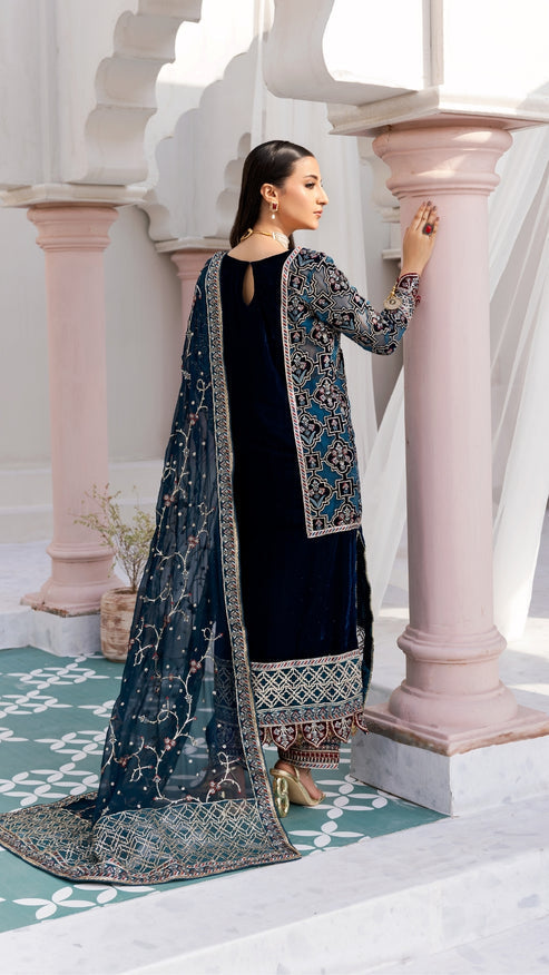 Zebtan | Andaz e Makhmal | ZAM-08 by Zebtan - Designer Dress - Type: Ladies Clothes - Available at Libayah - 100% Original