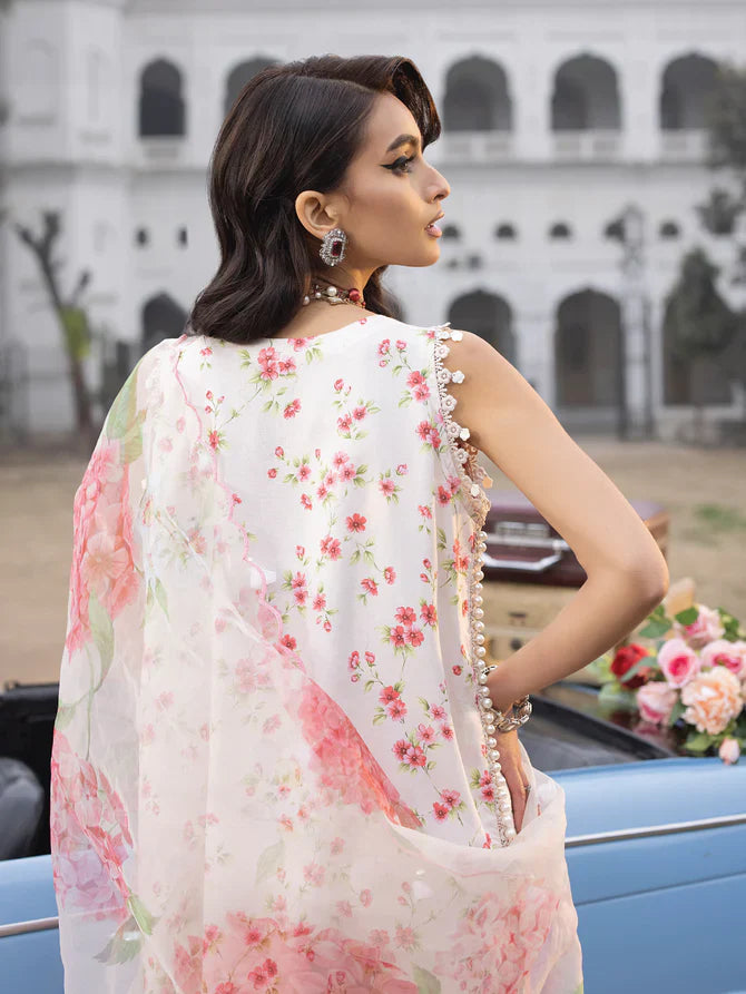 Faiza Faisal | Maya Luxury Lawn | Sandra by Faiza Faisal - Designer Dress - Type: Ladies Clothes - Available at Libayah - 100% Original