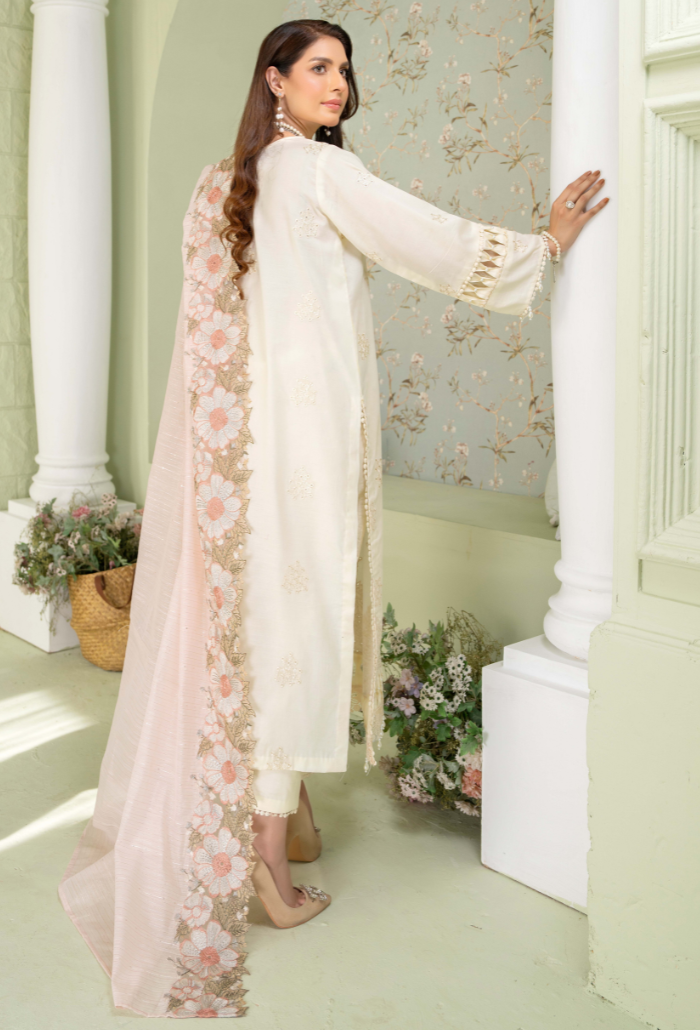 Humdum | Baad e Baharan Lawn | Baad e Baharan - D01 by HumDum - Designer Dress - Type: Ladies Clothes - Available at Libayah - 100% Original