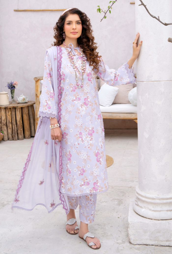 Humdum | Gardenia Lawn 24 | PLG 3 - D05 by HumDum - Designer Dress - Type: Ladies Clothes - Available at Libayah - 100% Original