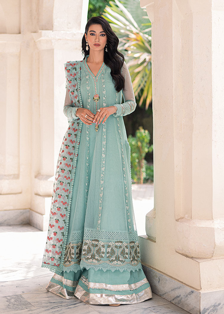 Saira Shakira | Luxury Pret | Tiffany Blue by Saira Shakira - Designer Dress  - Type : Ladies Clothes - Available at Libayah - 100% Original 