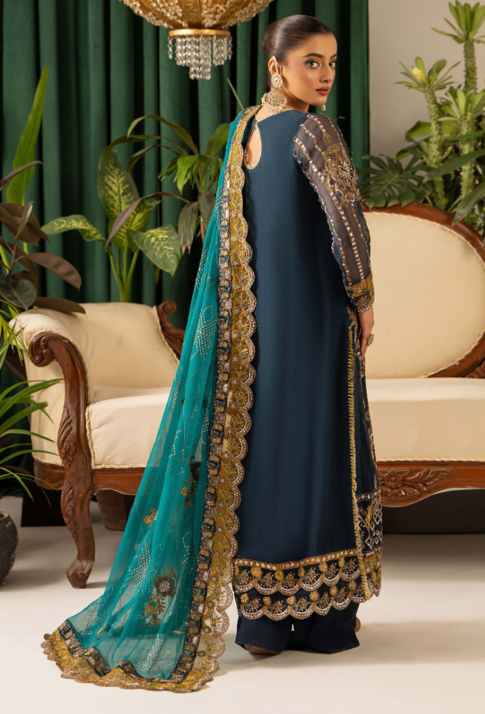 Humdum | Chiffon Collection | HOC - D04 by Humdum - Designer Dress - Type: Ladies Clothes - Available at Libayah - 100% Original