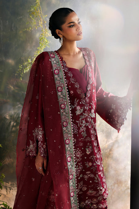 Afrozeh | La Fuschia 25 | Yalira by Afrozeh - Designer Dress  - Type : Ladies Clothes - Available at Libayah - 100% Original 