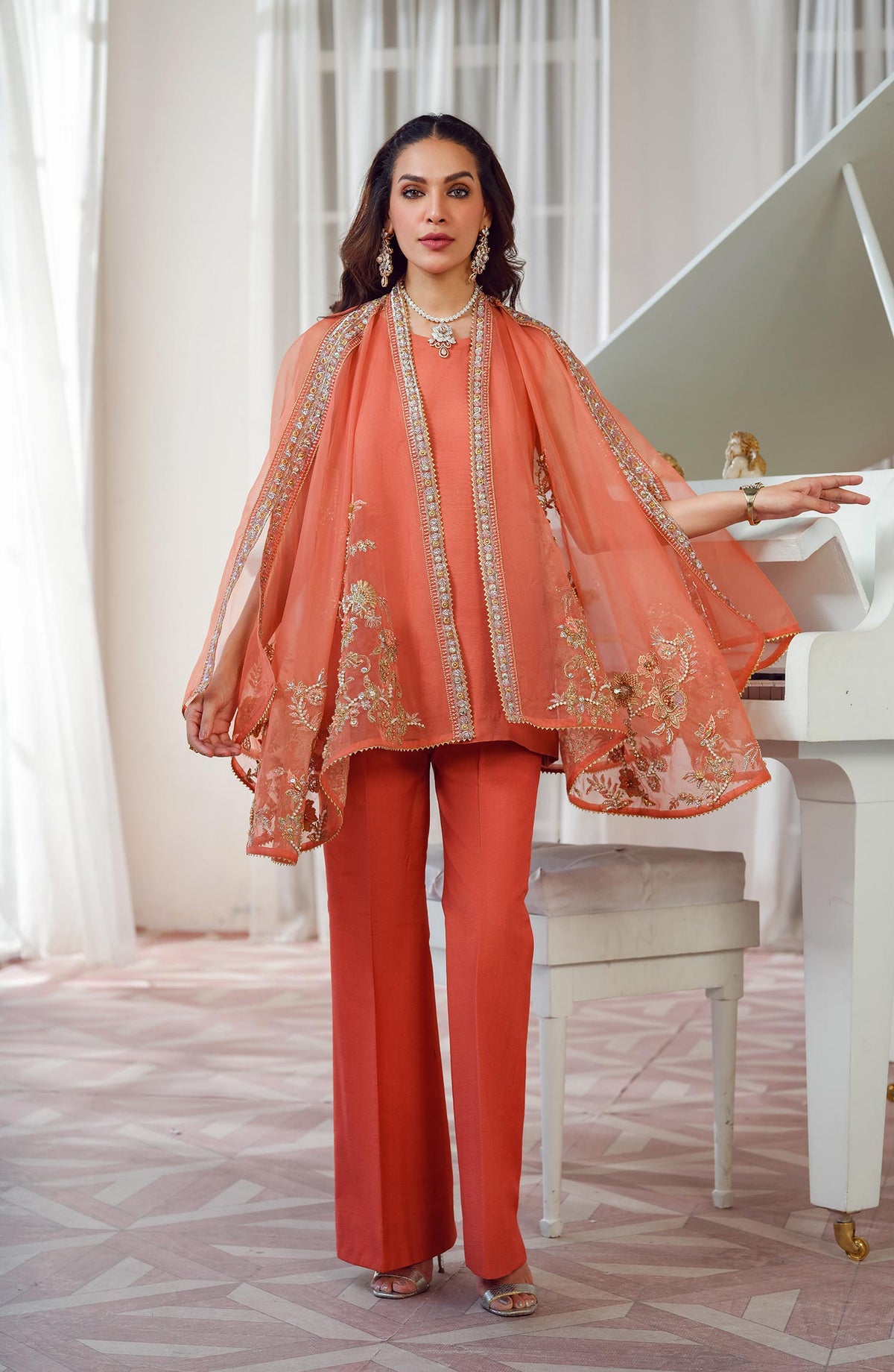 Mina Kashif | Luxury Pret | MK23-12-A/B by Mina Kashif - Designer Dress - Type: Formal - Available at Libayah - 100% Original