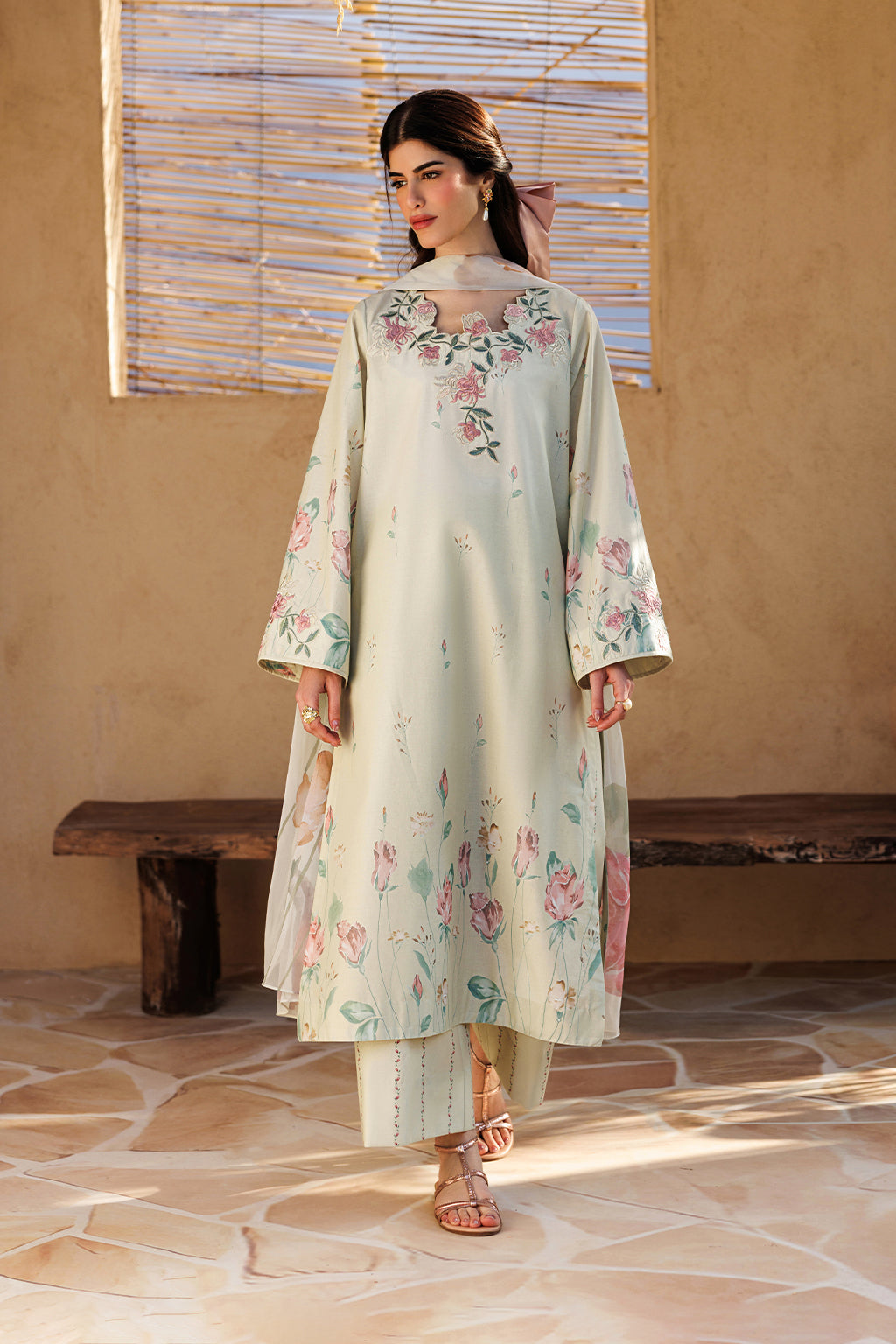 Iznik | Printed Lawn 26 | UE-672 Printed Lawn by Iznik - Designer Dress  - Type : Ladies Clothes - Available at Libayah - 100% Original 