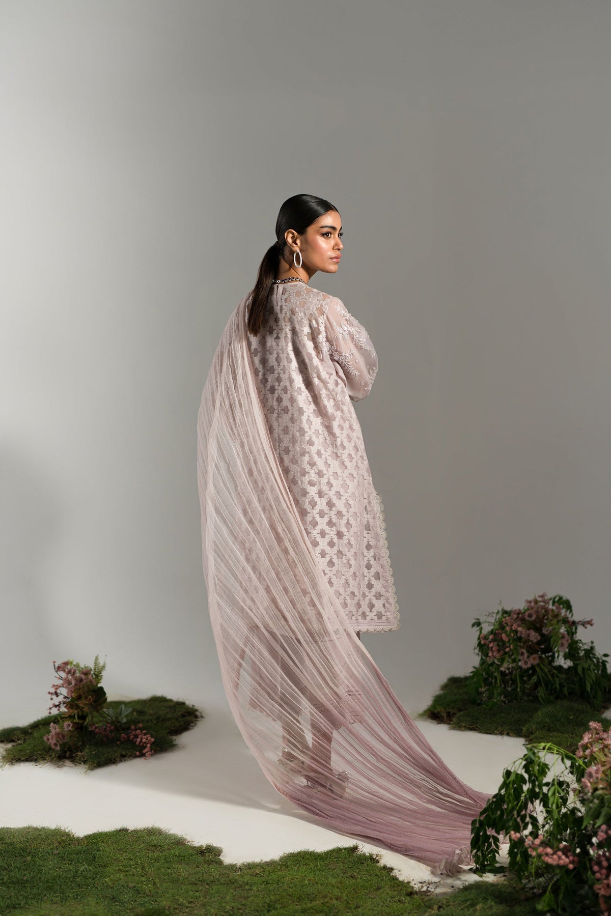 Ammara Khan | Lily Luxury Formals 24 | LILAC DUSK EMBROIDERED SET (D-05) by Ammara Khan - Designer Dress - Type: Ladies Clothes - Available at Libayah - 100% Original