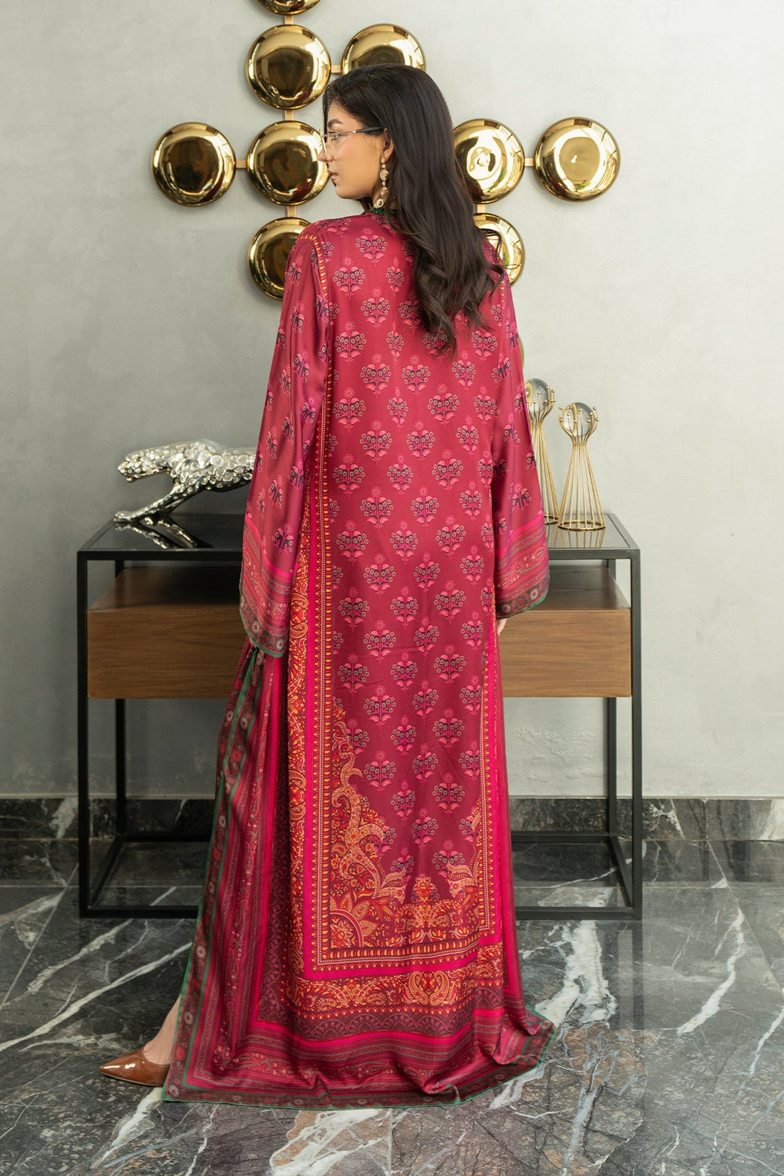 Erum Khan | Eid Edit 25 | Berry Babe by Erum Khan - Designer Dress - Type: Ladies Clothes - Available at Libayah - 100% Original