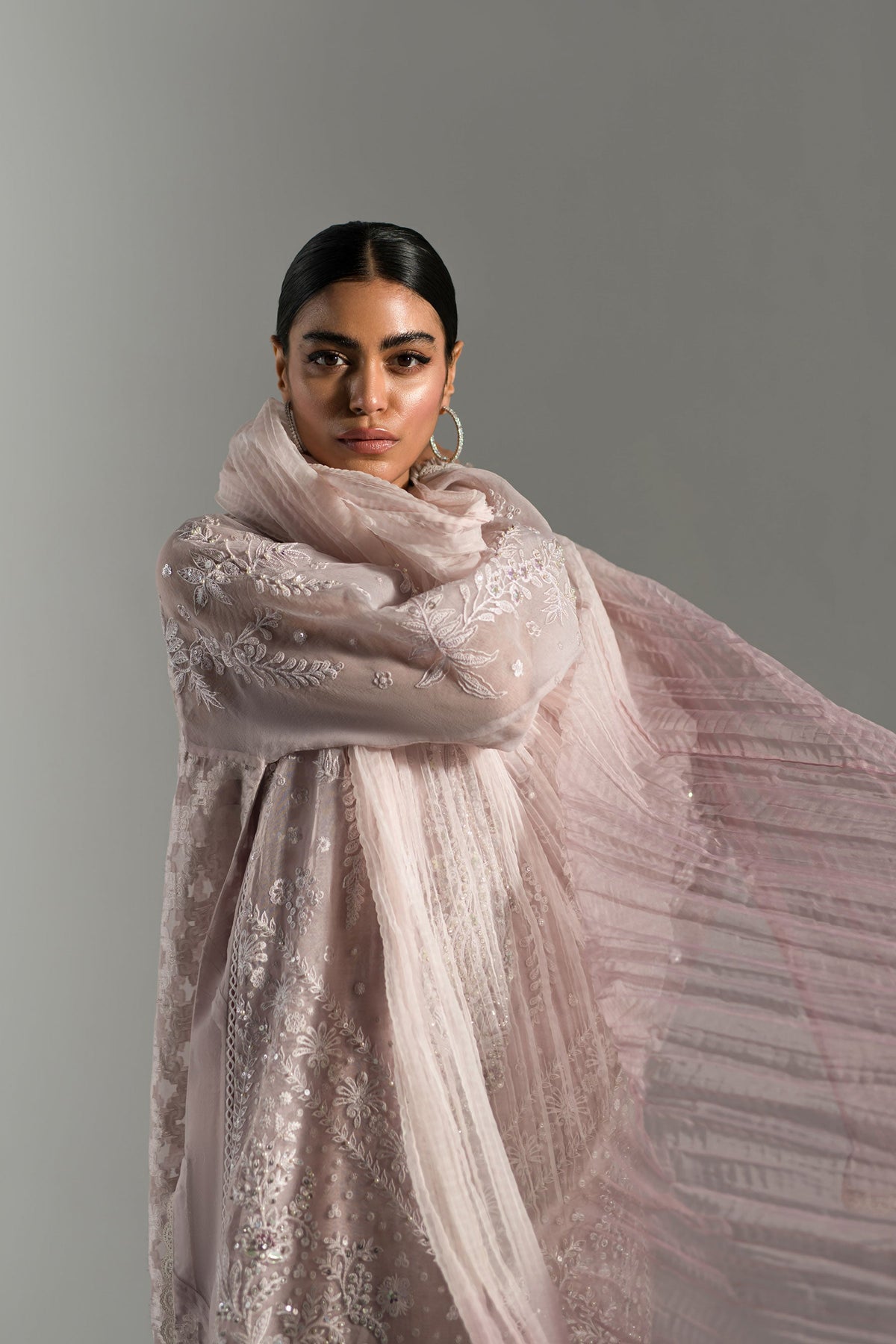 Ammara Khan | Lily Luxury Formals 24 | LILAC DUSK EMBROIDERED SET (D-05) by Ammara Khan - Designer Dress - Type: Ladies Clothes - Available at Libayah - 100% Original