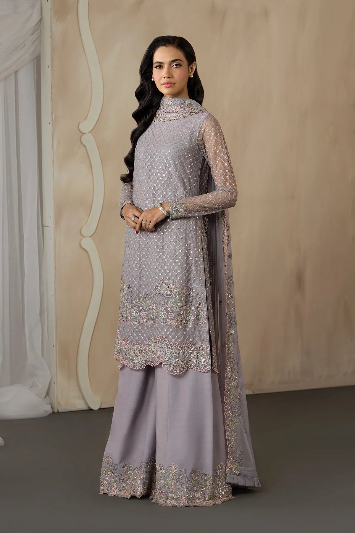 Zarif | Dharkash Formals | ZRF-DK-04 REEYA by Zarif - Designer Dress  - Type : Ladies Clothes - Available at Libayah - 100% Original 