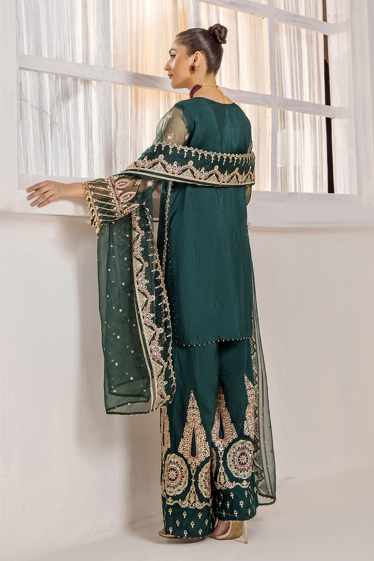 Rajwani | Luxury Formals |Xenia green by Rajwani - Designer Dress - Type: Ladies Clothes - Available at Libayah - 100% Original