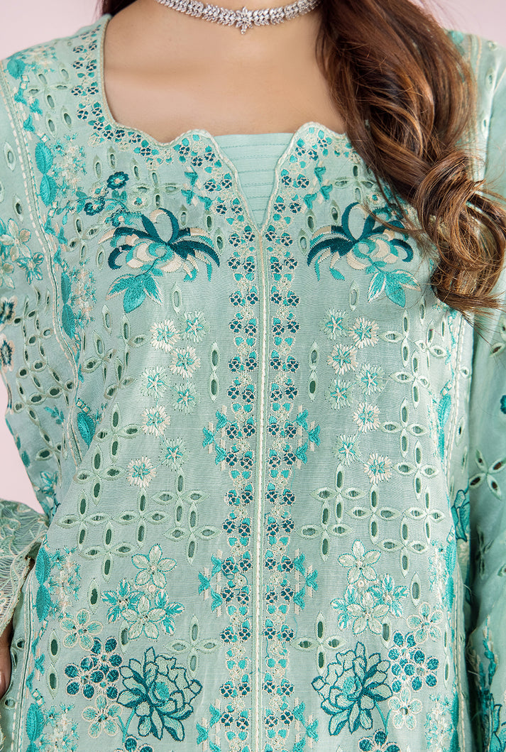 Saad Shaikh | Eid Edit Tropical Silk 26 | DAISY by Saad Shaikh - Designer Dress  - Type : Ladies Clothes - Available at Libayah - 100% Original 