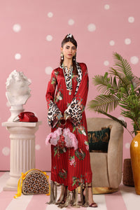 Musferah Saad | Resort Collection | Ruby Safari by Musferah Saad - Designer Dress  - Type : Ladies Clothes - Available at Libayah - 100% Original 
