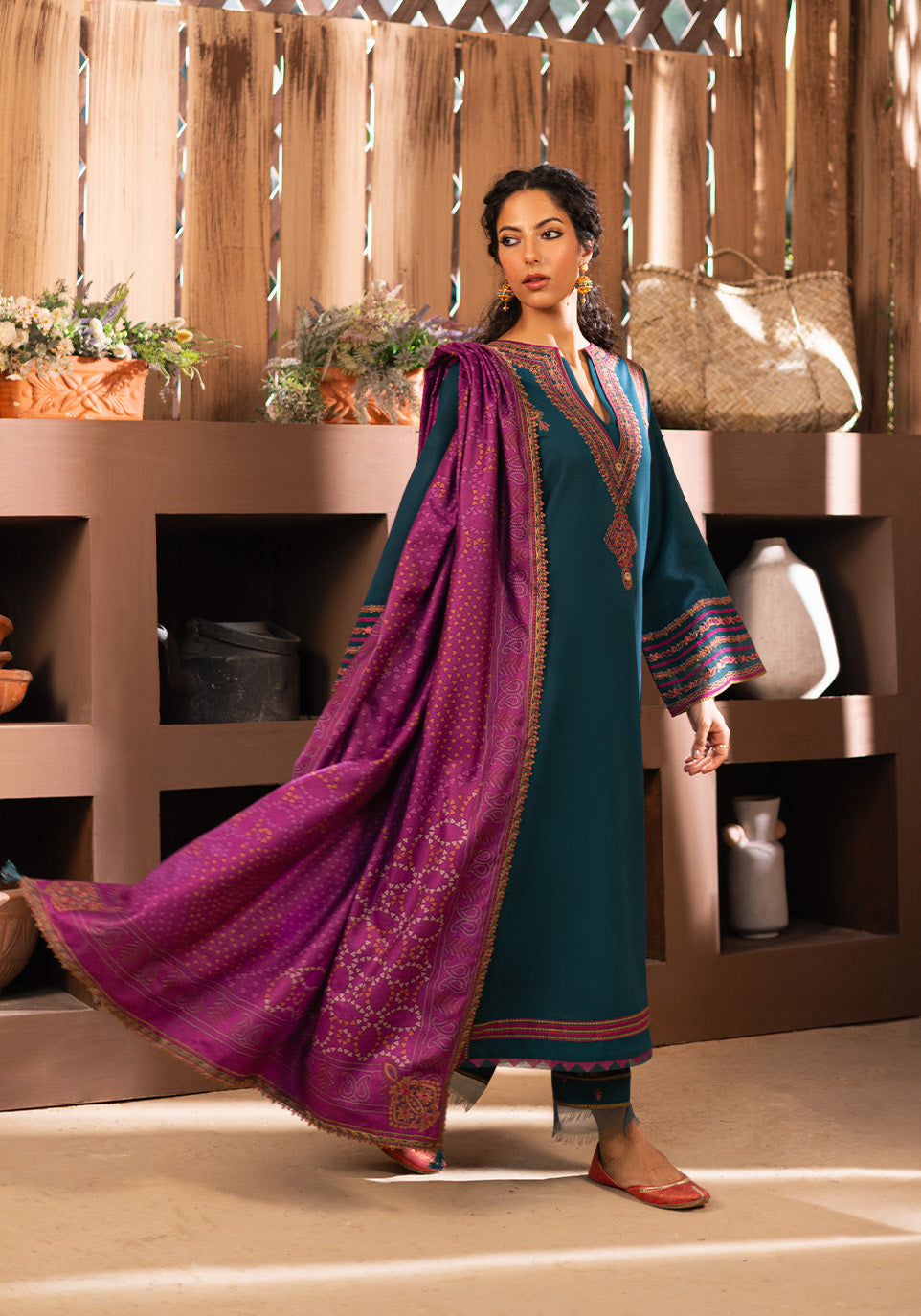 Zarqash | Kaya Casual Pret Fall 24 | ZQ 008 MIRA by Zarqash - Designer Dress - Type: Ladies Clothes - Available at Libayah - 100% Original
