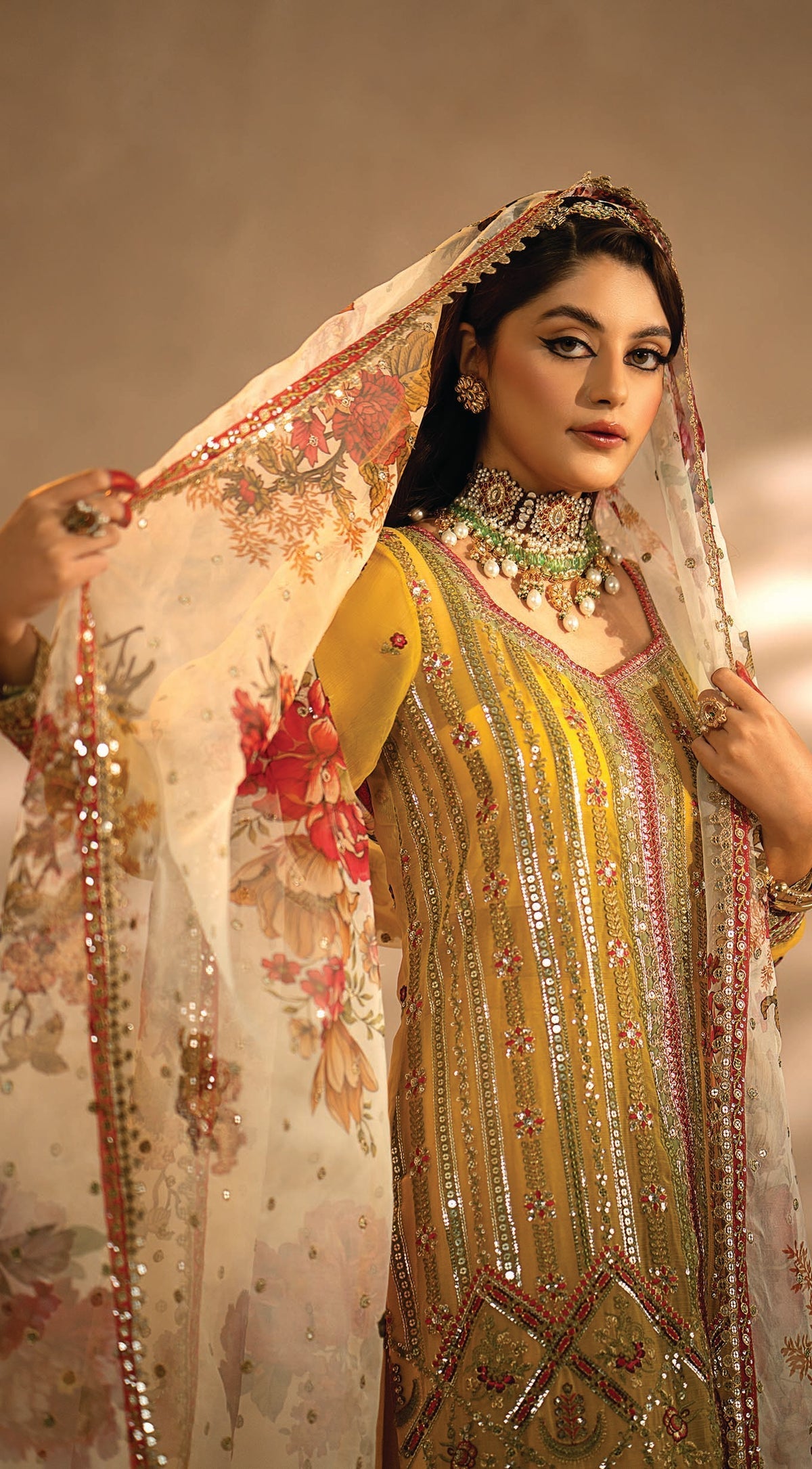 Myeesha | Nayab Formals | Pukhraj by Myeesha - Designer Dress - Type: Ladies Clothes - Available at Libayah - 100% Original