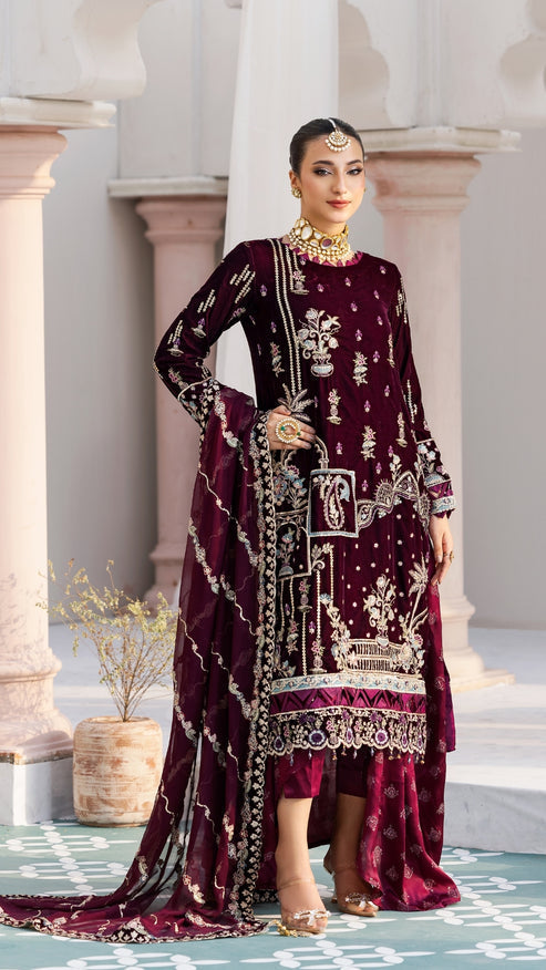 Zebtan | Andaz e Makhmal | ZAM-09 by Zebtan - Designer Dress - Type: Ladies Clothes - Available at Libayah - 100% Original