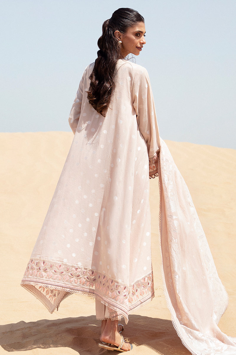 Cross Stitch | Eid Lawn 24 | DUSTY ROSE by Cross Stitch - Designer Dress - Type: Ladies Clothes - Available at Libayah - 100% Original
