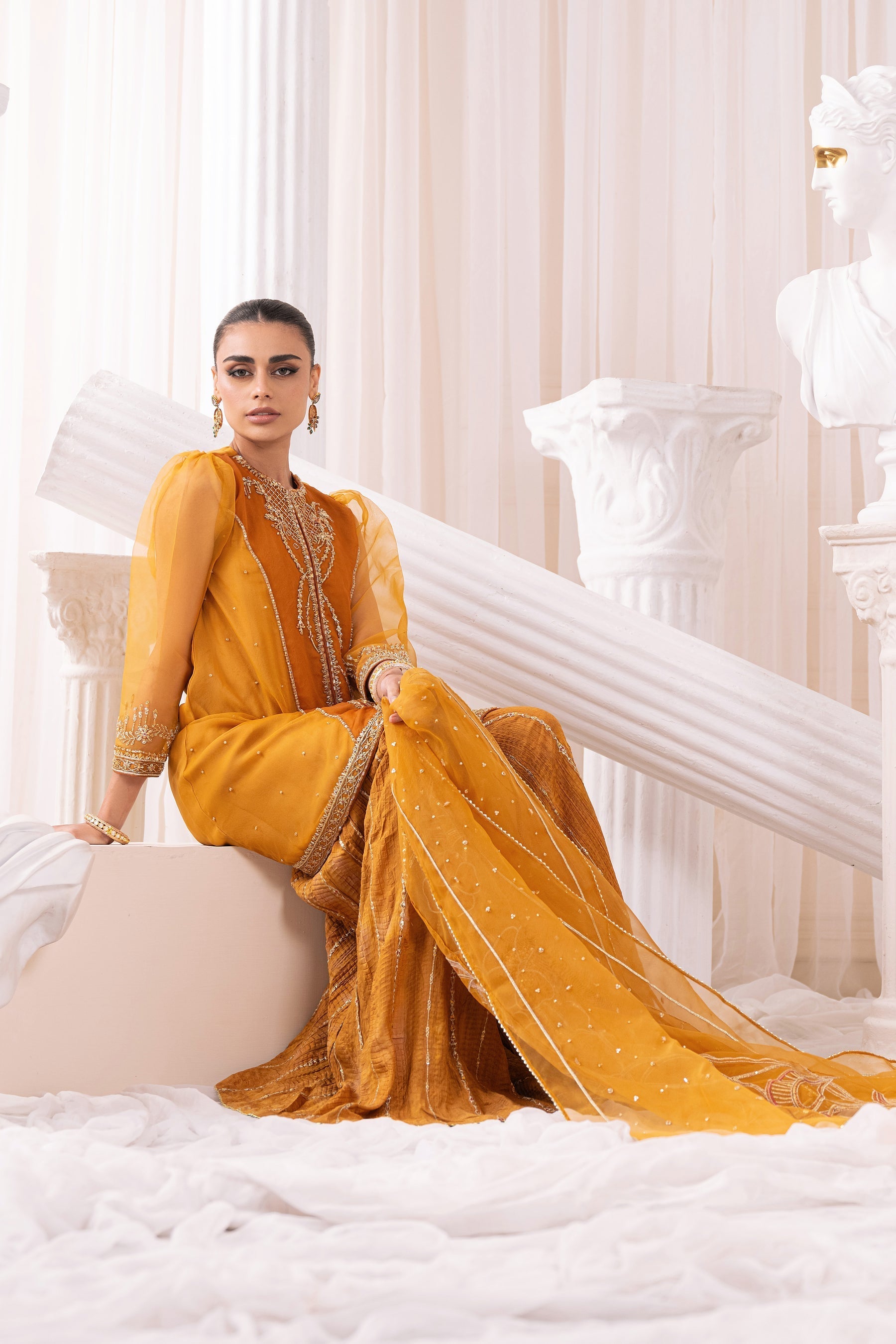 Naqshi| Wedding Formals| SUMBUL by Naqshi - Designer Dress - Type: Ladies Clothes - Available at Libayah - 100% Original