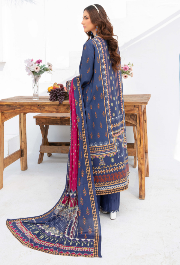 Humdum | Saira Bano Lawn 24 | D05 by HumDum - Designer Dress - Type: Ladies Clothes - Available at Libayah - 100% Original