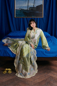Maryam Hussain | Luxury Lawn 26 Vol 2 | Dimple by Maryam Hussain - Designer Dress  - Type : Ladies Clothes - Available at Libayah - 100% Original 