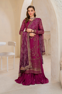 Iznik | Chinnon Chiffon | CC-45 Embroidered Chiffon by Iznik - Designer Dress - Type: Formal - Available at Libayah - 100% Original